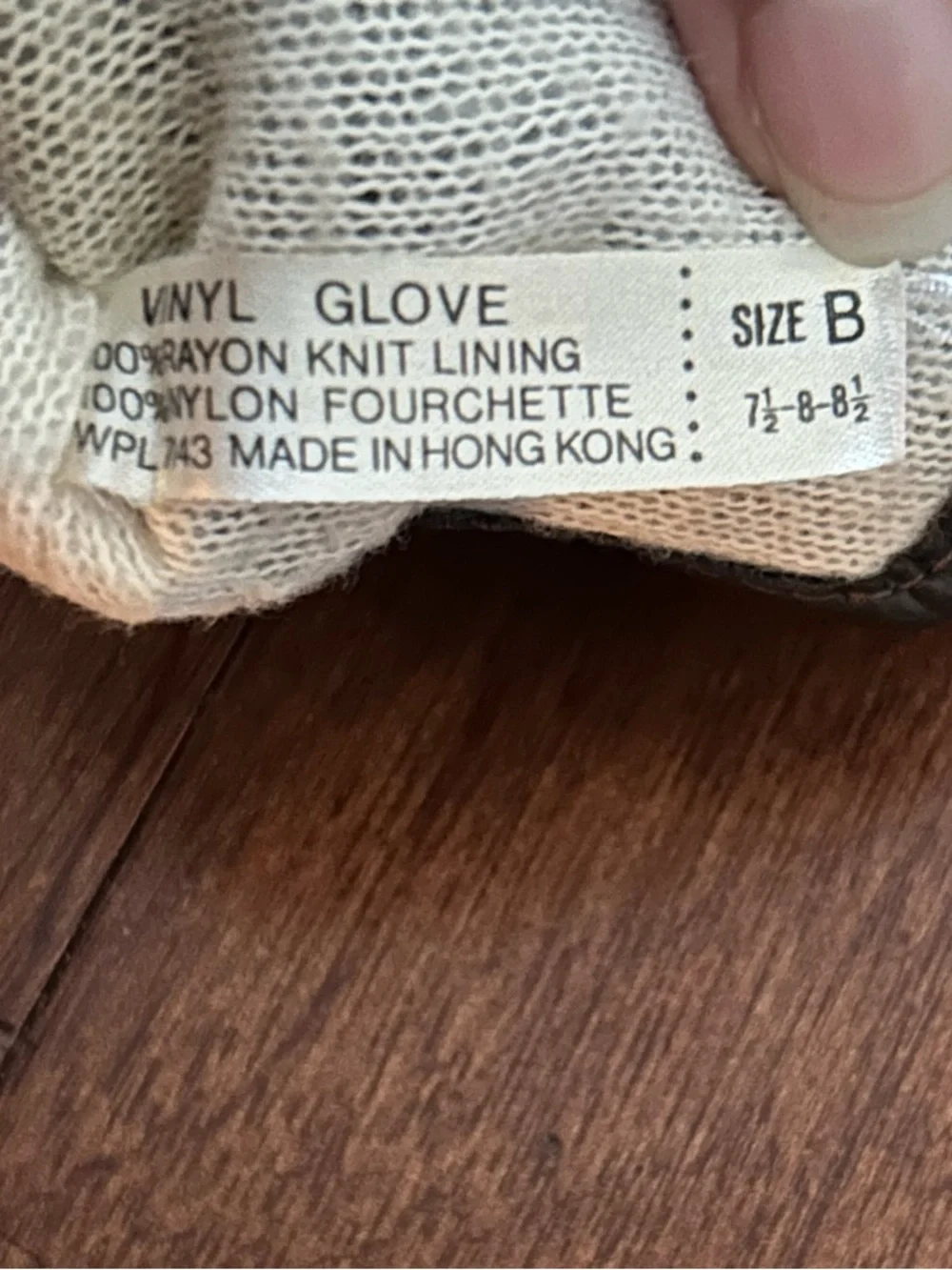Vynl Driving Gloves Brown Size B (Medium) 7.5-8.5
